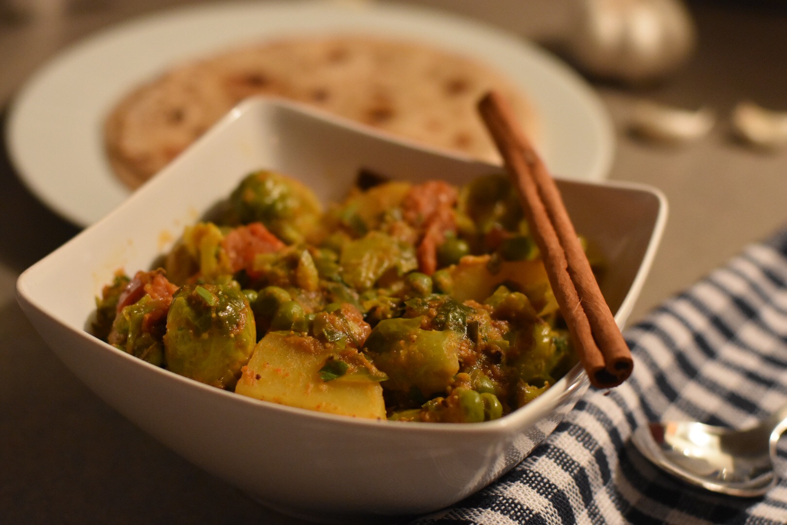 Indian style Brussels Sprouts Curry / Baby cabbage curry